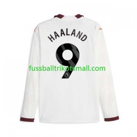 Fußballtrikots Manchester City Erling Haaland 9 2023-2024 Langarm Auswärts-trikot kaufen